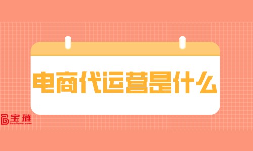 電商代運營是什么？他們?yōu)槭裁床蛔约鹤鼍W(wǎng)店？